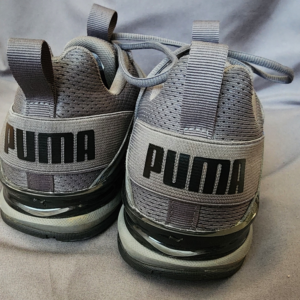 Puma Kids Sneakers - Gray and Blue - Picture 7 of 15